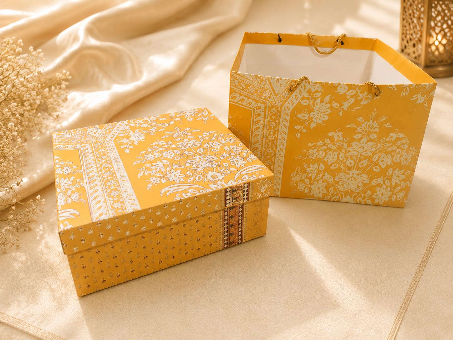 JJ TOP BOTTOM WITH CARRY BAG 10*10*4 — festival-diwali Detail View