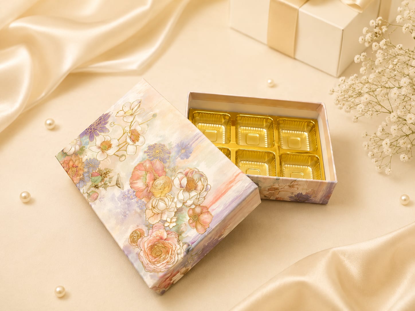 JJ TOP BOTTOM 6 CAVITY BOX — Wholesale festival-diwali Box IMPACK