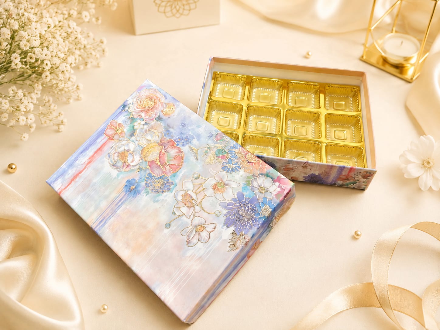 JJ TOP BOTTOM 12 CAVITY BOX — Wholesale festival-diwali Box IMPACK