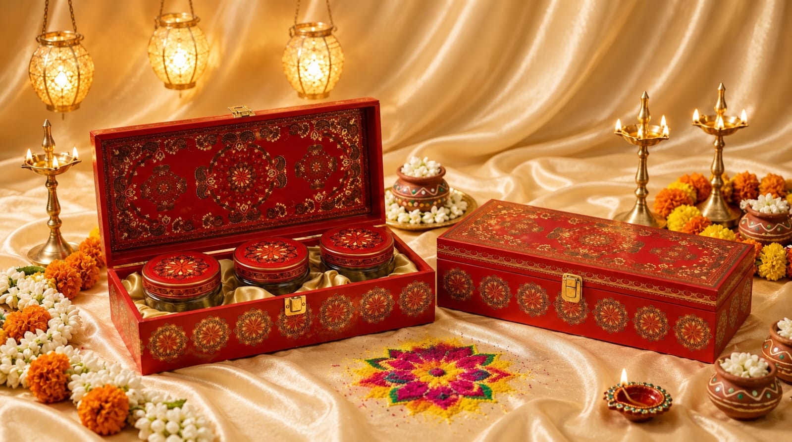 JJ MDF PREMIUM JAR BOX - 3 JAR — festival-diwali Detail View