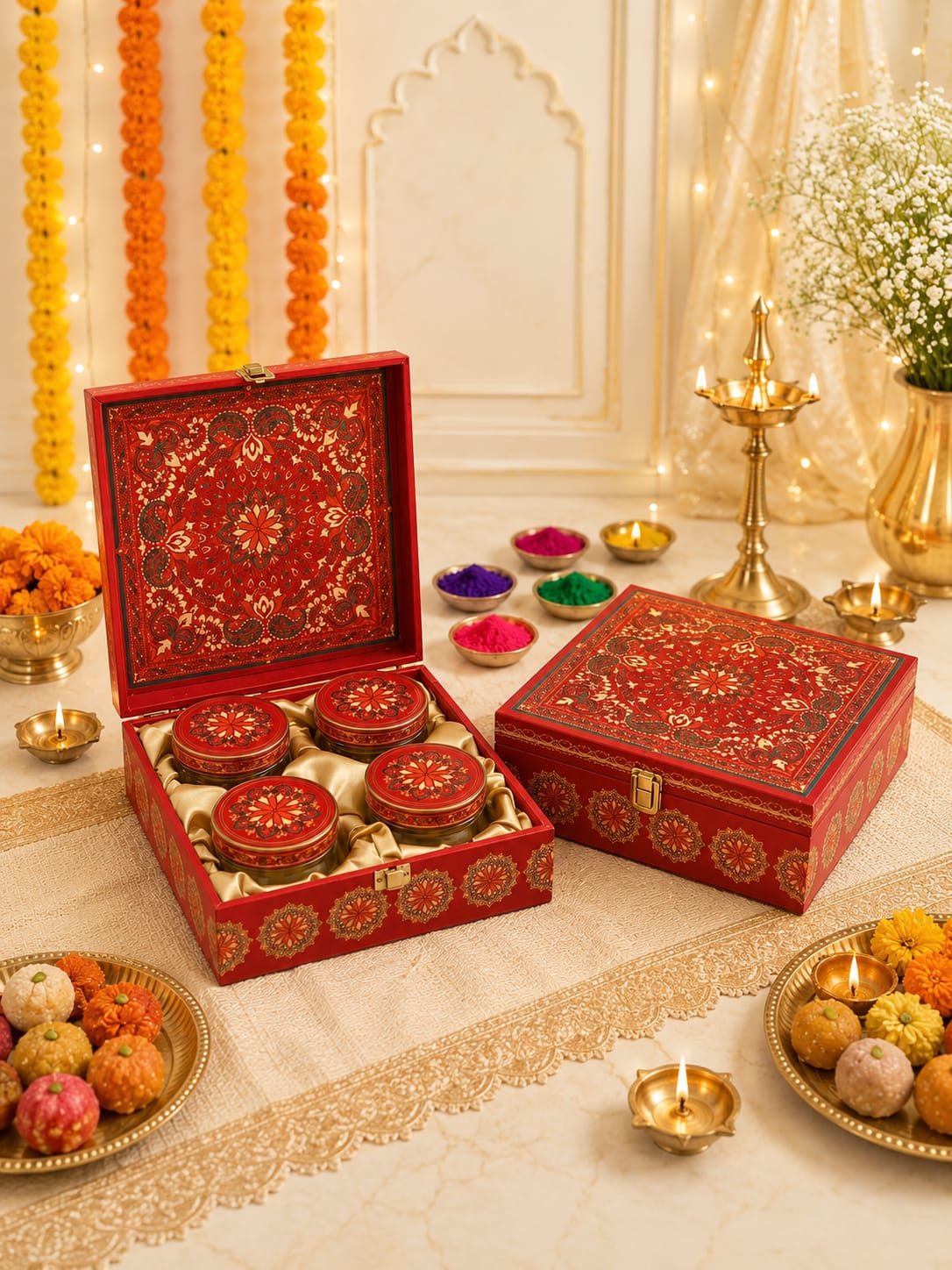 JJ MDF PREMIUM JAR BOX - 4 JAR — festival-diwali Detail View